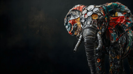 Sculptures featuring eco-friendly design and recycled materials