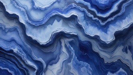 Fototapeta premium Lila Blue marble texture background with soft lavender and streaks of blue and white.