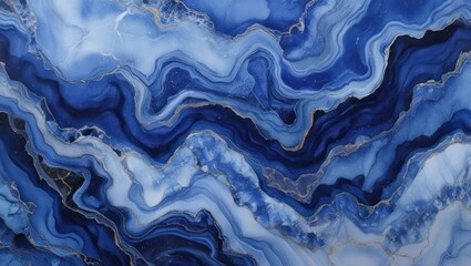 Obraz premium Lila Blue marble texture background with soft lavender and streaks of blue and white in a modern design.