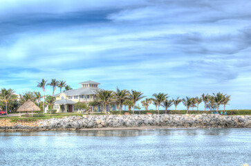 Jupiter Inlet Watching The Boats Coming In From The Atlantic Ocean in Florida. © J.T. Photography