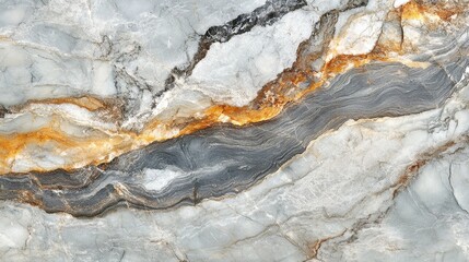 Fototapeta premium Polished marble surface with reflections highlighting the unique characteristics of natural stone