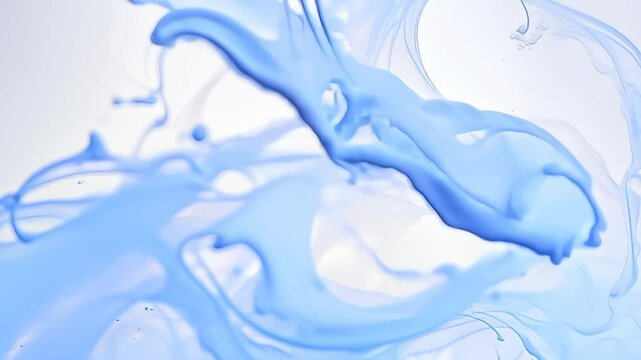 Droplet of Water with Bright Colors
