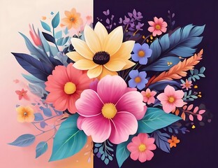 Vibrant Nature Concept for Spring