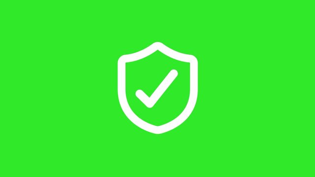 Security sheild check Iconp rotection symbol and Security sheild cross Iconp rotection symbol
