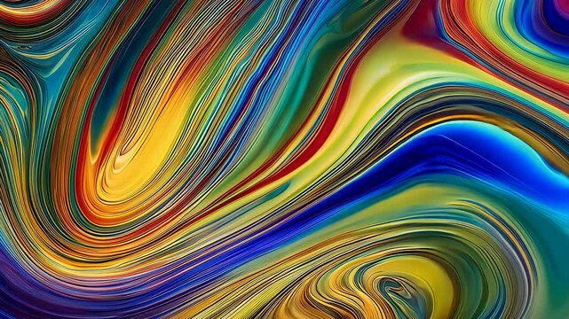 Glossy Liquid Paint Texture