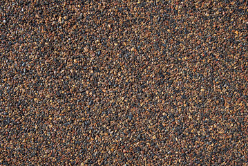 Small colored wet pebbles, background.