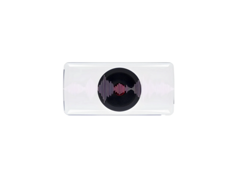 Vinyl record player isolated on a transparent background