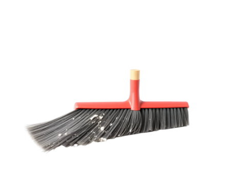 Cleaning brush isolated on transparent background