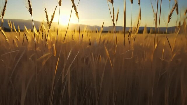 Sunlight Through Tall Grass