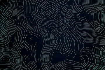 Fototapeta premium Abstract close-up of a glowing blue digital circuit board, showcasing intricate connections and technological design on a black background. 