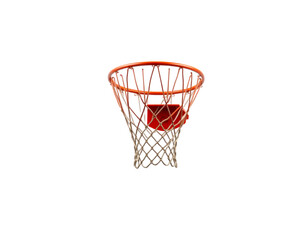 Basketball hoop isolated on transparent background