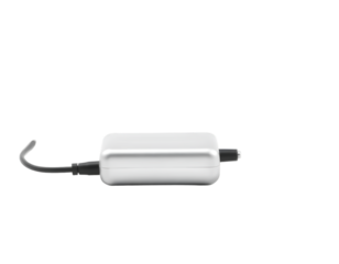 Realistic power bank isolated on a transparent background