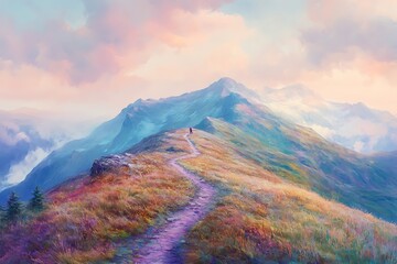 Majestic Mountain Sunrise Landscape