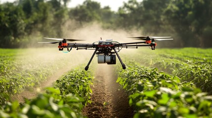 Drones that apply pesticides and monitor fields