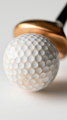 Golf Club Impact Close-Up
