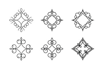 Ornamental Monogram Design.