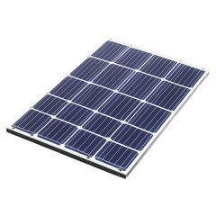 solar panel isolated on transparent background