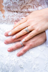 Newly Married Couple Ring Pose