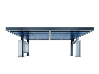 Solar panel carport designed for sustainable energy generation in residential settings