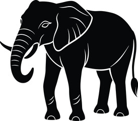 elephant vector illustration. vector illustration.