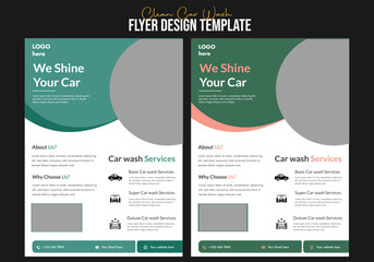 Modern Car Wash Flyer - Auto Detailing, Car Rental, Service Price List & Poster Templates.Ultimate Modern Car Wash Flyer Bundle - Sleek Designs for Auto Detailing, Rentals, Services & Promotions