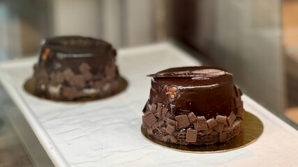 Indulge in these exquisite and tempting chocolate desserts that feature a glossy, rich ganache topping