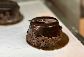 Indulge in these exquisite and tempting chocolate desserts that feature a glossy, rich ganache topping