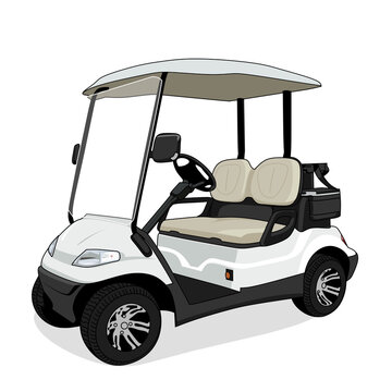golf cart vector png