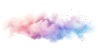 Dreamy fog in pastel hues of pink, blue, and purple, with a soft, ethereal glow emanating from within