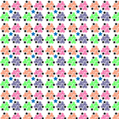 confetti pattern design. vector pattern design.