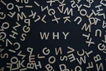 Scattered letters converge around a central word, symbolizing the chaos of public discourse, dialogues, and diverse opinions. This image captures the dynamic nature of communication and debate