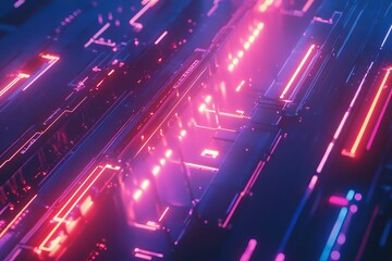 Digital Information Flow Graphics