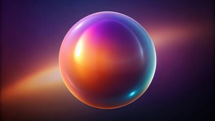 Fototapeta premium Abstract Sphere, Gradient, Orb, Illuminated, Glow