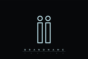 JJ Technology Letter  Logo Template. This tech letter logo is a graphic mark that uses letters to represent a technology company.