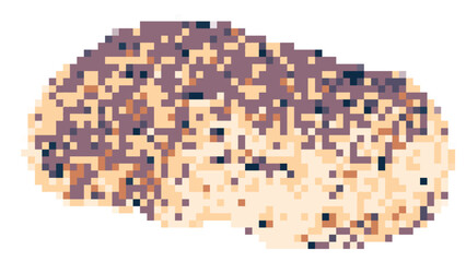 Fototapeta premium Pixel rock