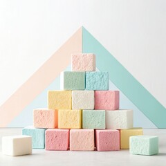 colorful sticky notes on white background