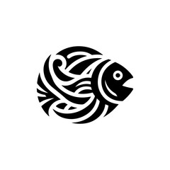 Art Fish design, Fish icon, logo design