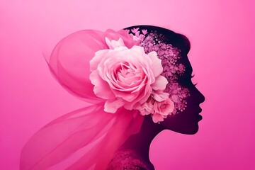 Elegant Women's Respect Concept Art for Women's Day