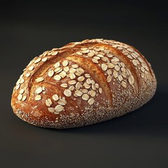 Freshly Baked Bread on Dark Background &ndash; Rustic and Artisan Style.
Golden Crust Bread with Dramatic Lighting &ndash; Perfect for Food Advertising.
Bread with Rustic Texture &ndash; High-Quality Bakery Photography