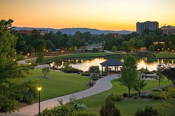 Autumn in Huntsville Alabama Parks