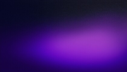 Fototapeta premium Glowing purple black grainy gradient background abstract dark banner header poster design noise texture effect, copy space