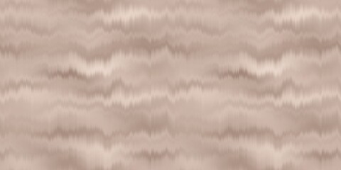 Soft brown space dyed washed border seamless pattern. Mocha tan effect washed wavy degraded design for banners, fashion ribbon trim and edge designs. Mottled textured and calm.