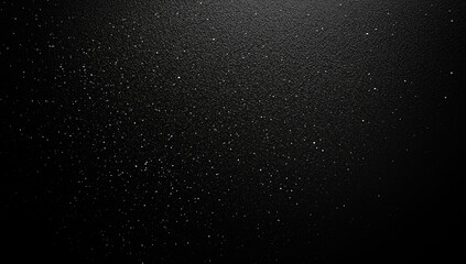 Fototapeta premium Black grainy background, noise texture monochromatic abstract banner, poster header cover flyer wallpaper backdrop design