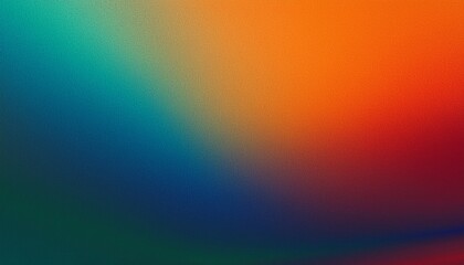 Grainy gradient background grain texture retro blue orange red teal dark banner abstract design