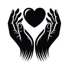 Obraz premium Hands Heart Connection