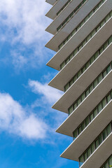 MIAMI, FLORIDA - CIRCA MAY, 2022: High end condo with floor to ceiling windows