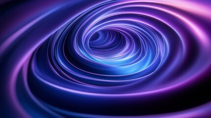 Abstract swirling tunnel with vibrant colors. Possible use for digital art, backgrounds, or technology related designs