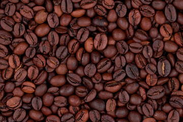photo of rosted coffee beance background