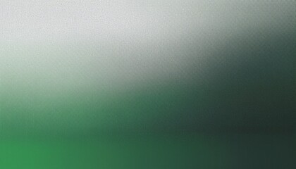 Obraz premium Green gray white grainy gradient background abstract noise texture banner poster backdrop design copy space