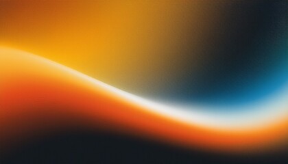 Noise texture abstract grainy gradient background glowing color flow wave orange blue white yellow black backdrop banner poster header design